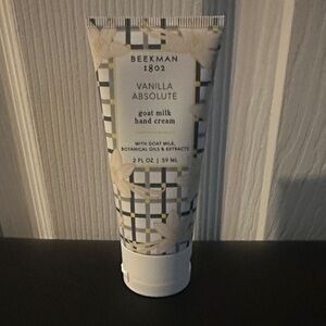 Beekman 1802 Vanilla Absolute Goat Milk Hand Cream - 2oz. purse/travel size